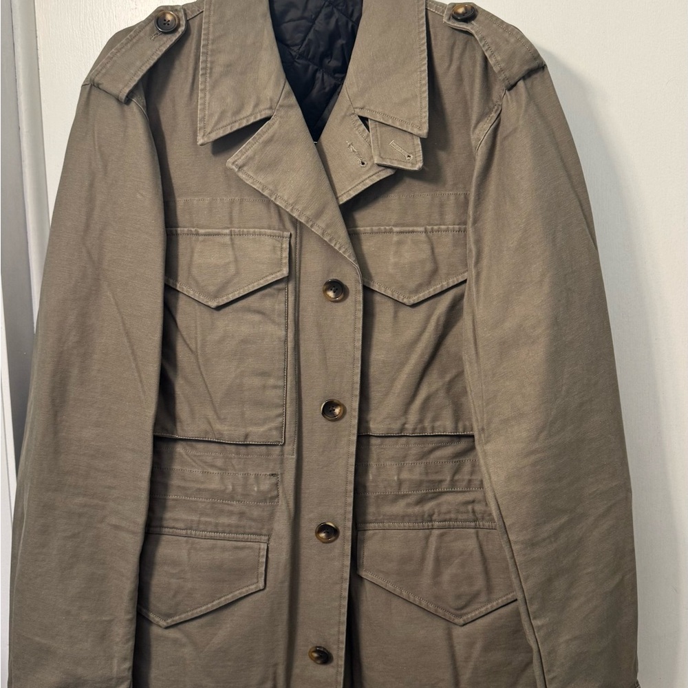 NWT Spier and Mackay Military Style Field Jacket in Olive